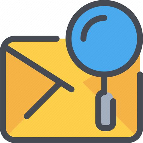 Communication Email Letter Mail Message Search Icon Download On
