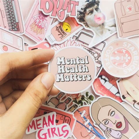 25 Pcs Aesthetic Girly Cute Adorable Stickers Journal Stationery Shopee Philippines
