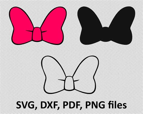 Free 109 Minnie Mouse Bow Free Svg Svg Png Eps Dxf File