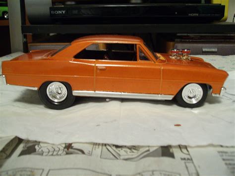 1966 Chevy Nova Pro Street Plastic Model Car Kit 1