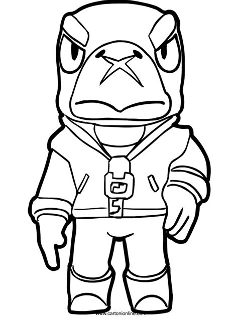 Free Brawl Stars Crow Coloring Pages Download And Print Brawl Stars