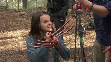 Logan Behind The Scenes Feature X 23s Claws Dafne Keen As Laura