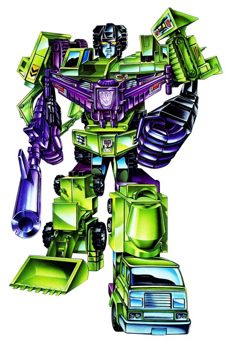 Devastator G1 Toy Box Art Transformers Devastator Transformers