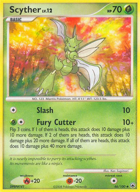 Scyther Majestic Dawn Pokemon Card Pikawiz