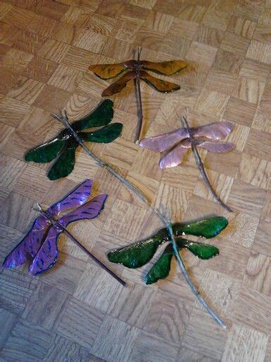 Dragonflies From Maple Seeds And A Stick Seed Craft Autumn Leaves