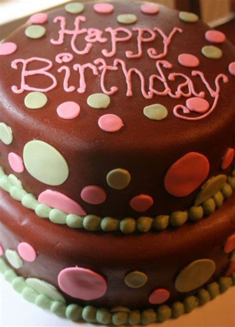 Polka Dot Birthday CakeCentral Com