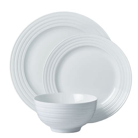 Better Homes And Gardens Anniston 12 Piece Porcelain Round Shaped