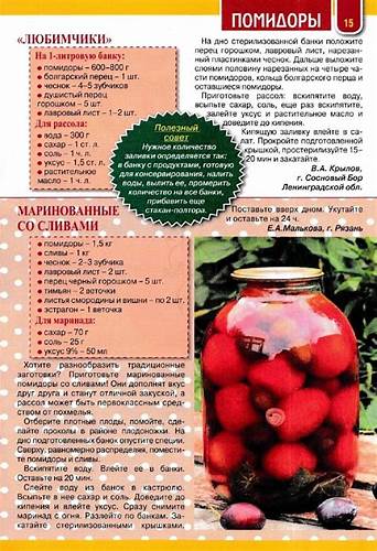 Диета острый энтероколит Помидоры "Любимчики". Помидоры маринованные со сливами | Приправы Помидоры "Любимчики". Помидоры маринованные со сливами | Приправы Диета острый энтероколит