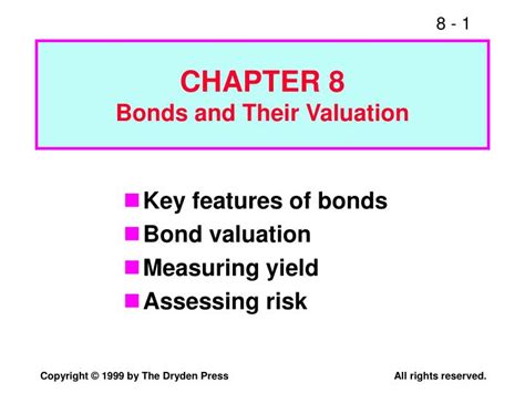 Ppt Chapter 8 Bonds And Their Valuation Powerpoint Presentation Free