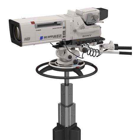 3d Model Tv Studio Cameras