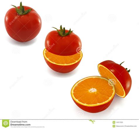 Ripe Red Tomatoes Inside An Orange Stock Image Image Of Food