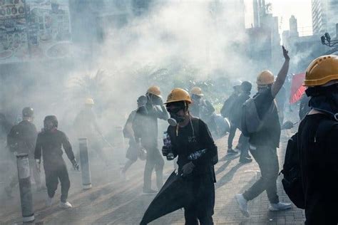Hong Kong Protests Spread Leaving City Paralyzed The New York Times
