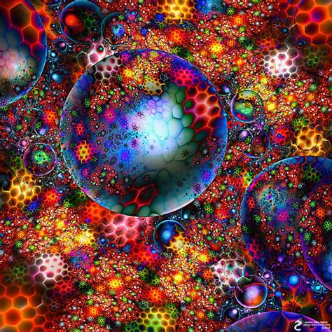 Abstract Spheres In Space Artwork By James Alan Smith Ayahuasca Art
