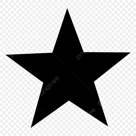 Classic Silhouette Png Transparent Classic Black Stars Clipart Star