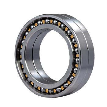 With its contact angles, the angular contact ball bearing is suitable for applications demanding high accuracy and high rotational speed and is capable of withstanding combined radial and axial loads. Double row angular contact ball bearings