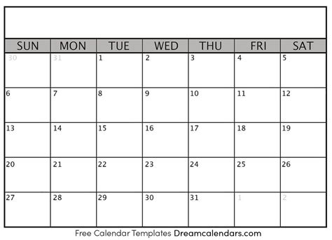 Free Printable Calendar In Word Month Calendar Printable