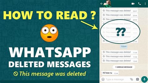 Open file explorer on your device and navigate to whatsapp and. How To Read Deleted Messages On Whatsapp Messenger||This ...