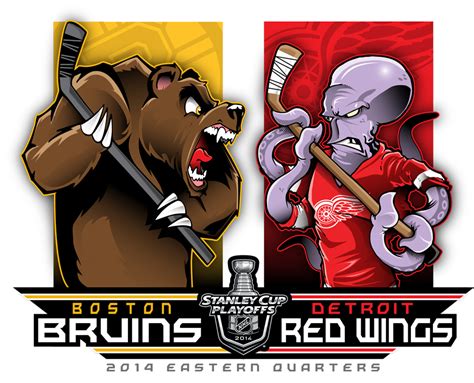2014 Nhl Playoffs Rd 1 Bruins Vs Wings By Epoole88 On Deviantart
