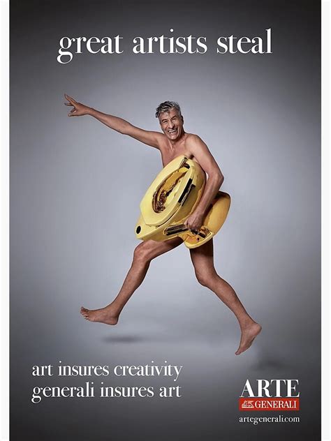 A Nude Maurizio Cattelan Is The Poster Art Print For Sale By
