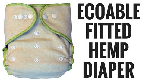 Ecoable Night Fitted Hemp Cloth Diaper Video Review And Giveaway