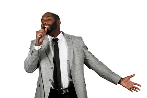 Premium Photo Black Man Singing
