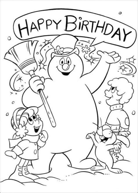 23 Free Frosty The Snowman Coloring Pages 1000 Free Printable
