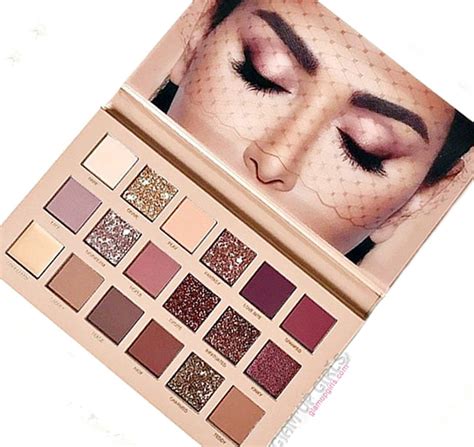 Huda Beauty New Nude Eyeshadow Palette Review And Swatches Glam Up Girls
