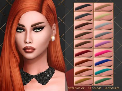 The Sims Resource Maxis Match Eyebrows 20 Maxis Match Sims 4 Cc