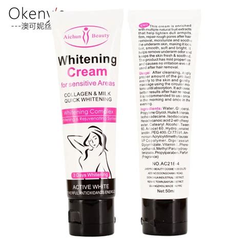 Aichun Beauty Armpit Whitening Cream Body Underarm Whitening Cream Legs