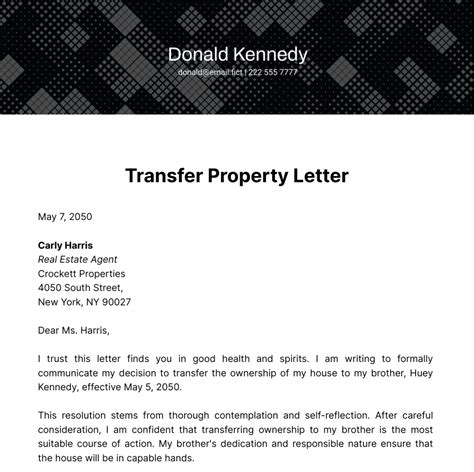 Free Transfer Letter Templates And Examples Edit Online And Download