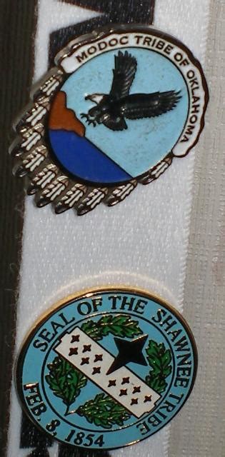Modoc And Shawnee Tribes Pins Miami Oklahoma Pins From