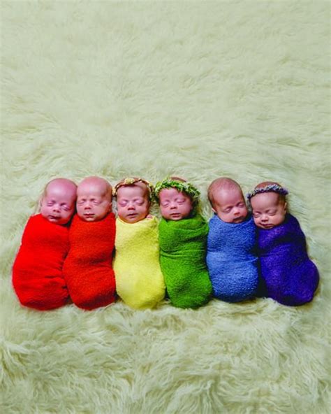 These Six Bundles Of Joy Join Their Mom Dad And Three Older Brothers
