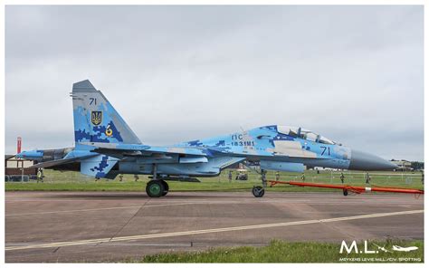 Flickrp2glvrr7 Ukrainian Air Force Sukhoi Su 27ub 71