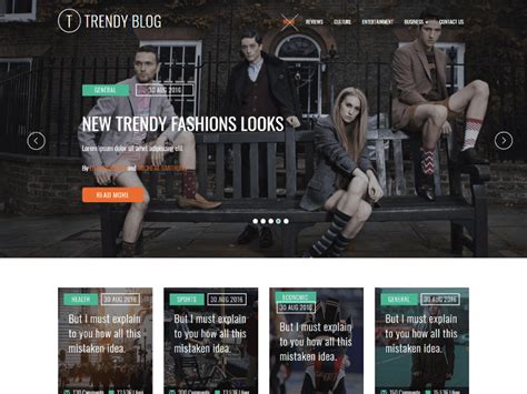 Best Free Blog Html Website Templates Digitaltemplatemarket