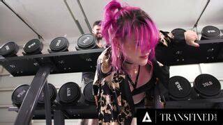 Transfixed Cutie Lena Moon Gets Stuck In The Gym And Pounded By Big