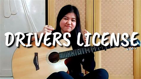 Drivers License Olivia Rodrigo Fingerstyle Guitar Cover Youtube