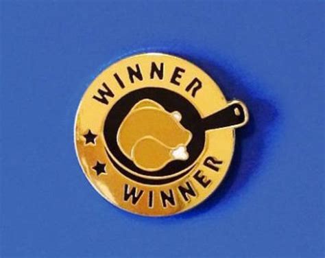 Winner Winner Enamel Pin With Images Enamel Pins Pin And Patches