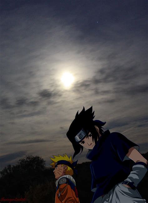 Naruto Sasuke Moonlit Night By Sharinganlord216 On Deviantart