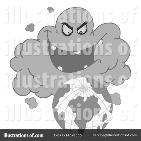 Volcanic Ash Cloud Clipart 103937 Illustration By Hit Toon