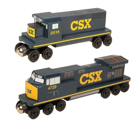 Csx Gp 38 Diesel Engine Wooden Toy Train Model Trains Model Train