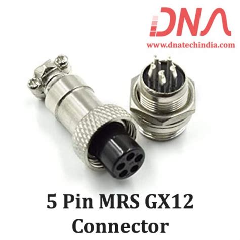 Buy Online 5 Pin Mrs Gx 12 Aviation Connector In India At Low Cost