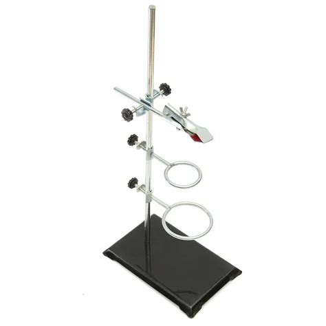 1 Set 50cm High Retort Stand Iron Stand With Clamp Clip Laboratory Ring
