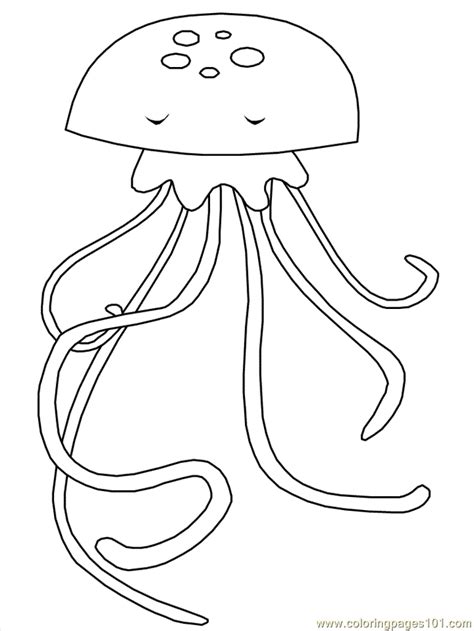 This free coloring page features a plethora of cute free printable jellyfish coloring pages download and print jellyfish coloring pages for kids. Ocean Jellyfish Coloring Page - Free Jellyfish Coloring ...