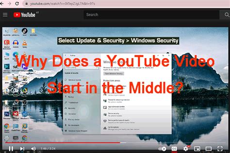 Why Youtube Video Starts In The Middle Explanation And Fixes Minitool
