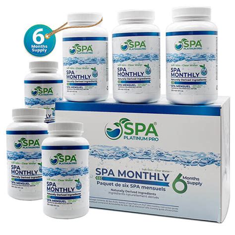 Spa Water Treatment Follow Up Kit Spa Platinum Pro Hot Tub Spa And Pool Products All Made