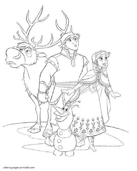 Frozen Printable Coloring Pages COLORING PAGES PRINTABLE