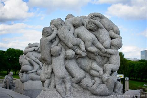 Vigeland Park Oslo Of The Craziest Weirdest And Wonderful Sculptures The Whole World Is