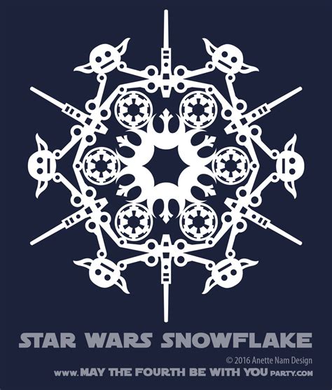 Downloadable Star Wars Snowflakes We Add New Star Wars Crafts To