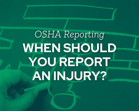 When Should You Report An Injury To Osha Flowchart Kpa