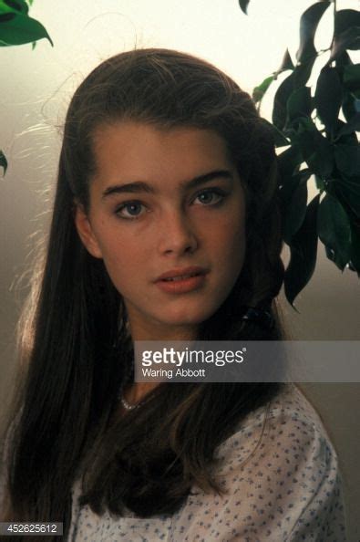 Actress And Model Brooke Shields At A Photo Shoot In June 1986 In New